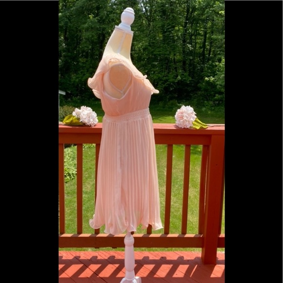 AMERICAN RAG RUFFLE OFF SHOULDER DRESS - Picture 2 of 14